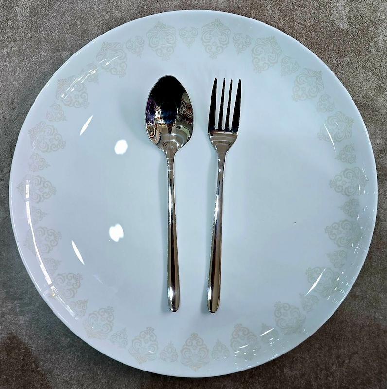 قاشق و چنگال  یونیک مدل دونا 
