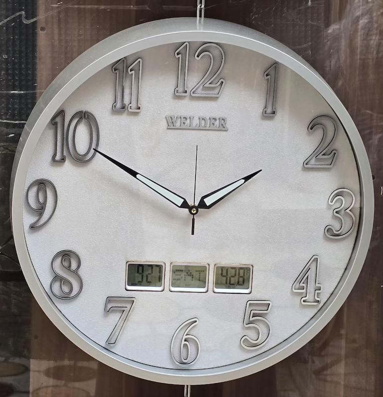 ساعت دیواری ولدر دیجیتالی تقویم دار کد 5020