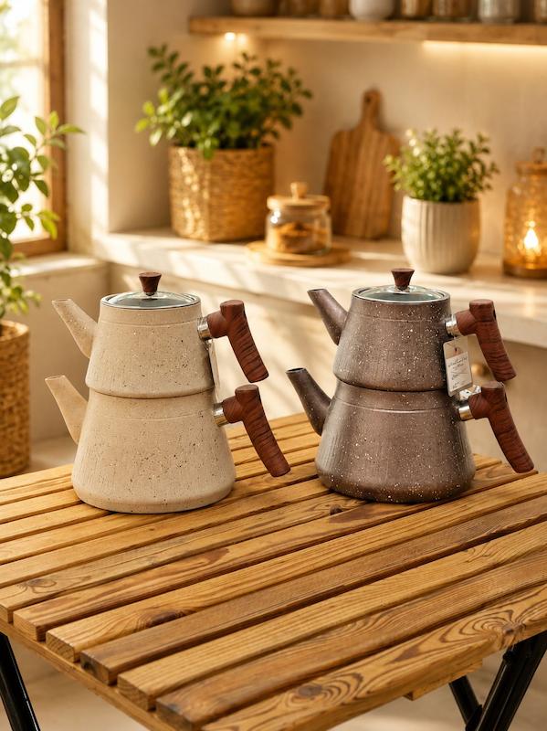 کتری و قوری چدن زیو ترکیه 