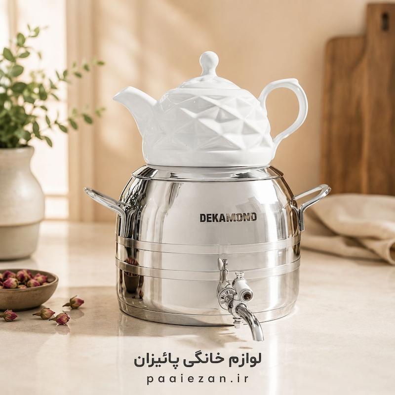 کتری و قوری دکاموند براق 6044