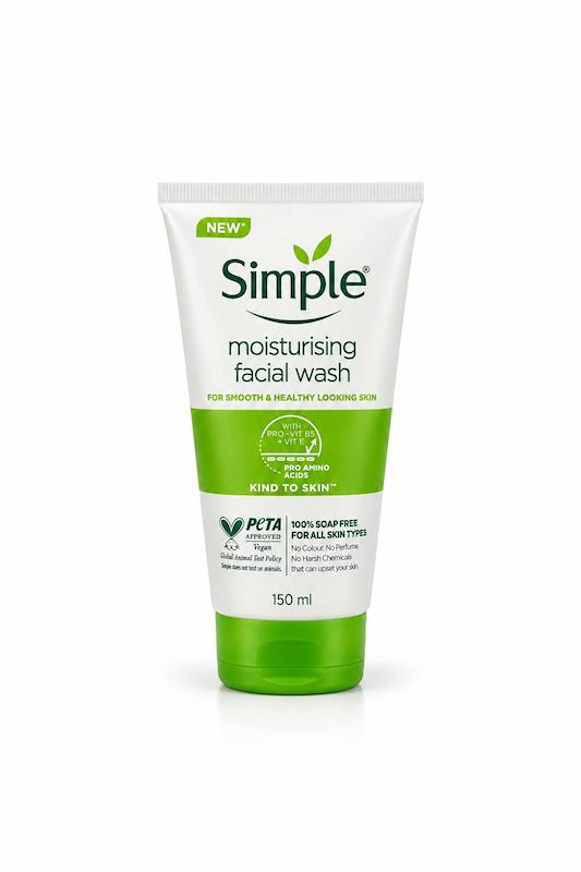 ژل شستشوی صورت سیمپل مدل Moisturising (پوست خشک و حساس)