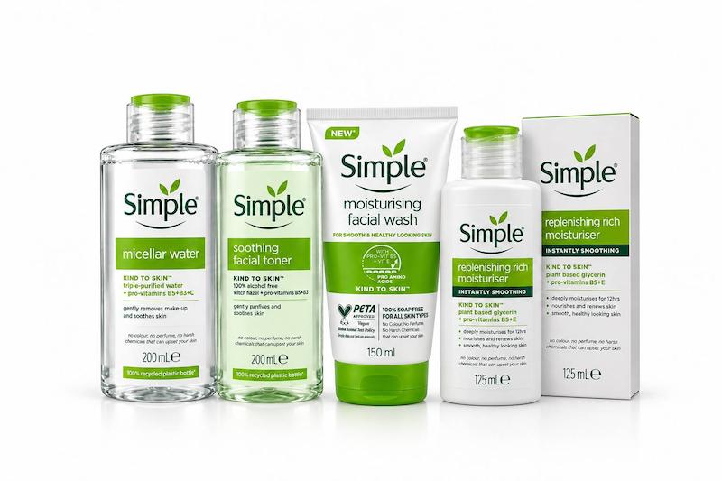 پک کامل مراقبتی سیمپل Simple (پوست خشک و حساس) 
