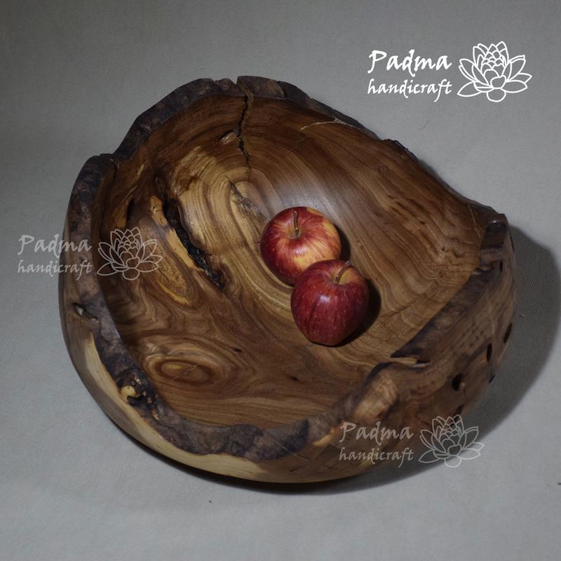 کاسه لبه پوستی بزرگ میوه
