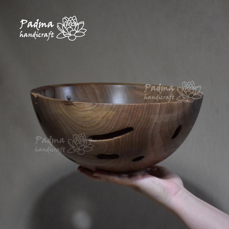 کاسه میوه چوبی