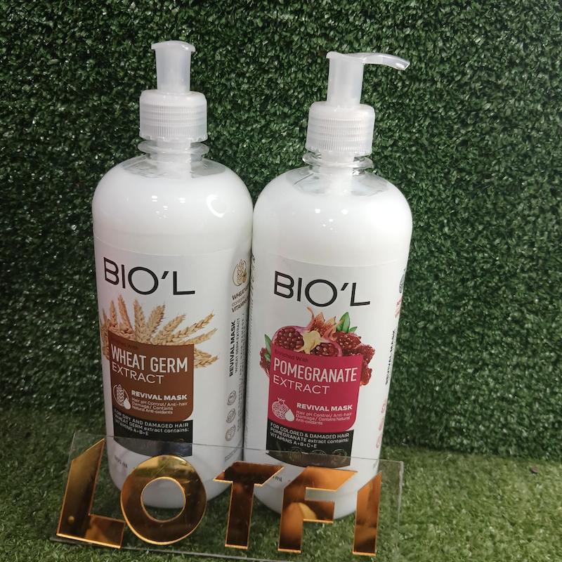 ماسک مو پمپی (انار و گندم) بیول 800 میلی لیتر