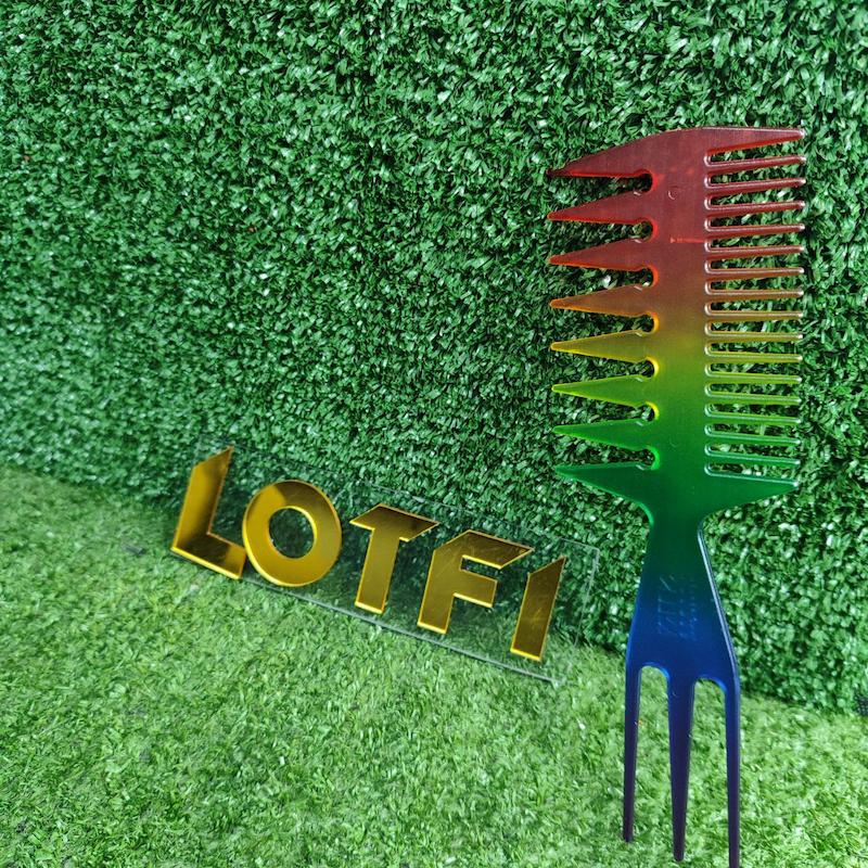 شانه حالت هفت رنگ