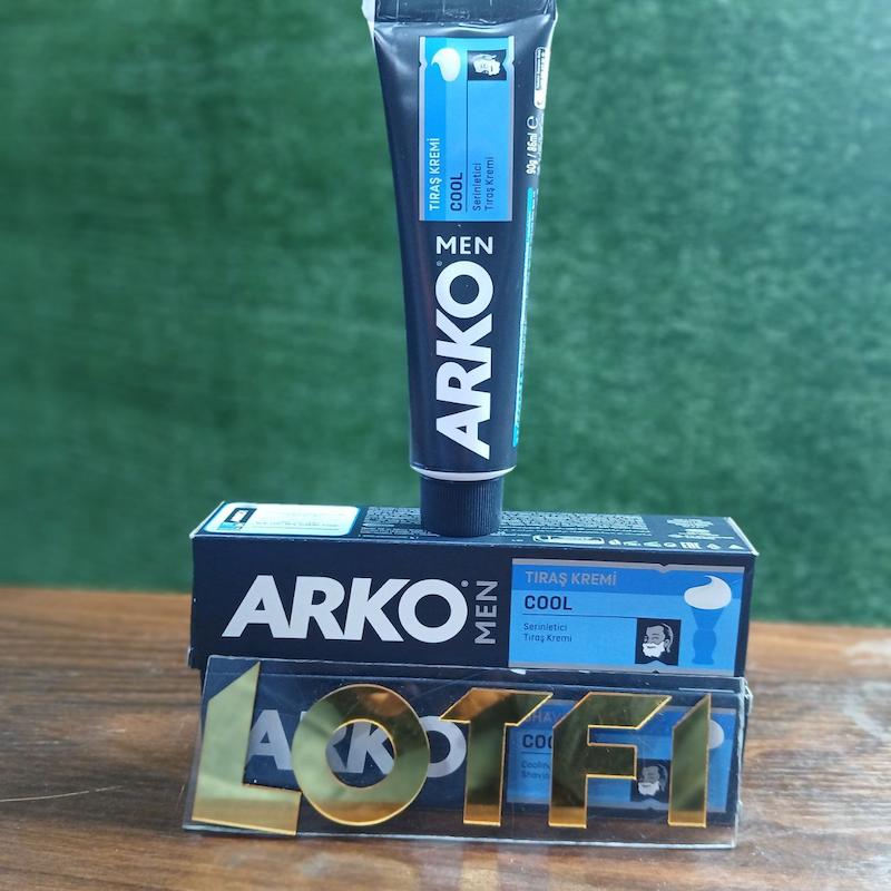 خمیر اصلاح صورت آقایان آرکو خنک کننده Arko Shaving Cream Cool(ترکیه ای) حجم 94 میل