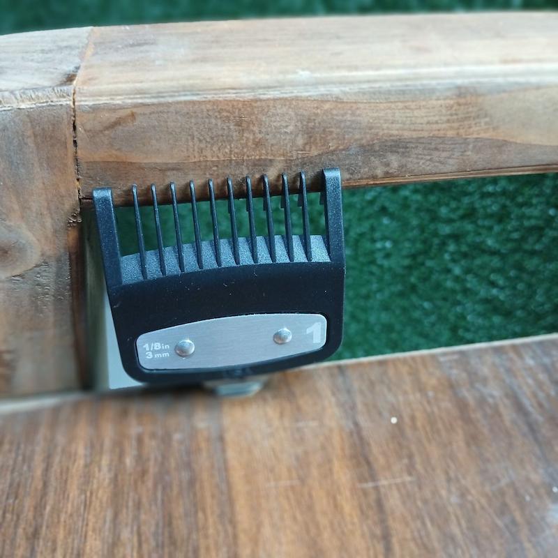 شانه ماشین اصلاح پشت فلزی اصلی شماره 1 یا 3 میل برند وال (USA)