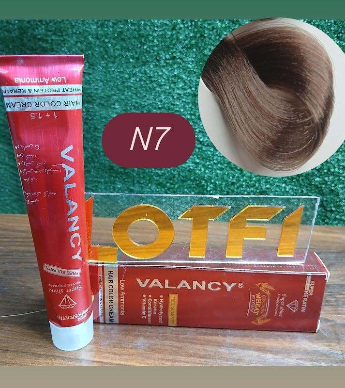 رنگ مو والانسی با رنگ بلوند شماره N7 حجم 100 میلی‌لیتر