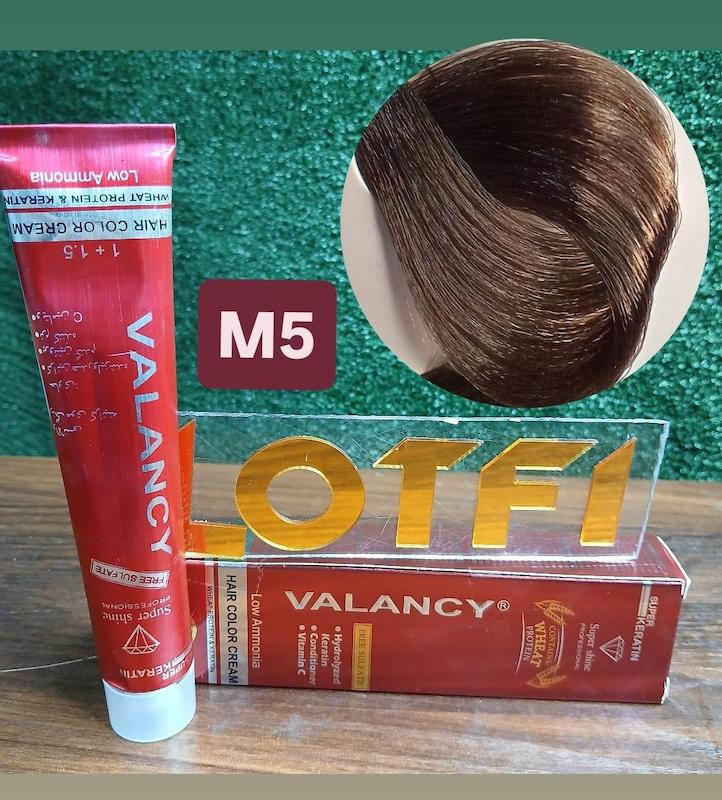 رنگ مو والانسی با رنگ بلوند زیتونی تیره شماره m5 حجم 100 میلی‌لیتر
