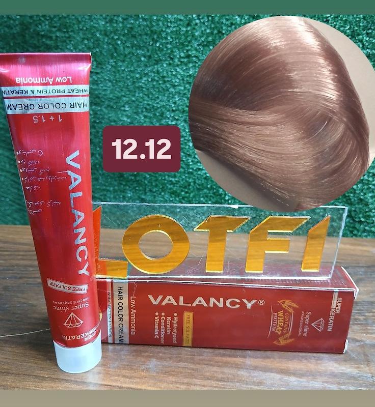 رنگ مو والانسی با رنگ دودی بنفش شماره 12.12 حجم 100 میلی‌لیتر