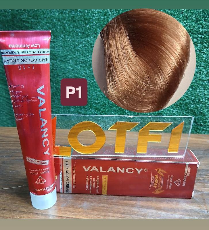 رنگ مو والانسی با رنگ وانیلی شماره p1 حجم 100 میلی‌لیتر