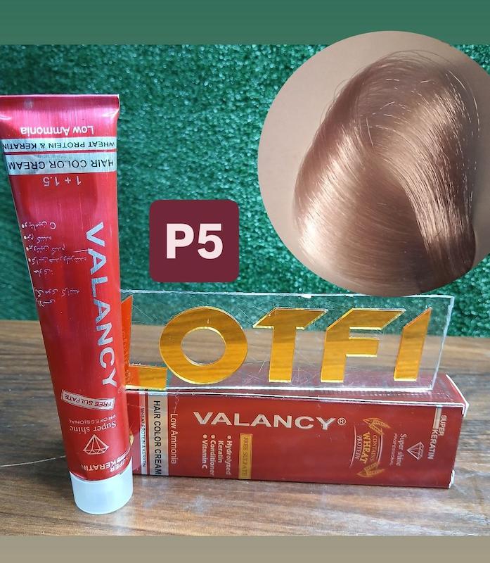 رنگ مو والانسی با رنگ پلاتینه شماره p5 حجم 100 میلی‌لیتر