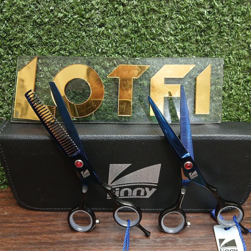 ست کات و پیتاز فینی مشکی آبی  ۵.۵ اینچ