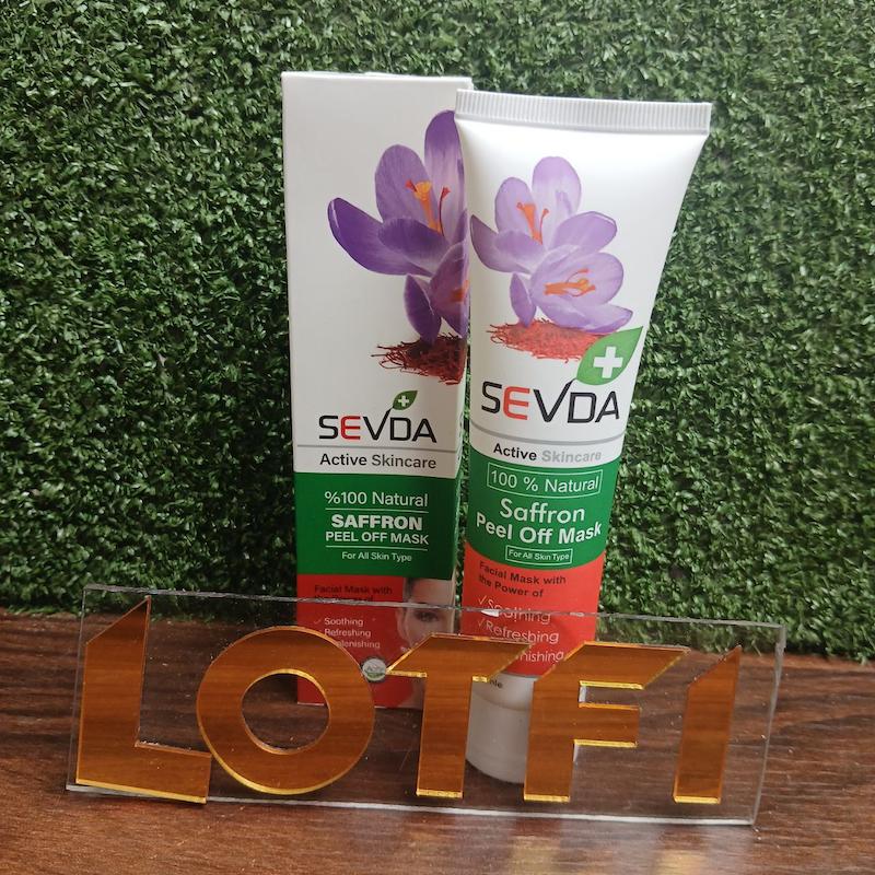 ماسک پیل آف زعفران سودا