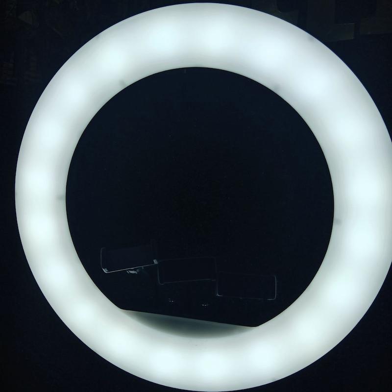 رینگ لایت ۶۵ وات مدل RL-21 سایز ۲۱ اینچ با سه هولدر