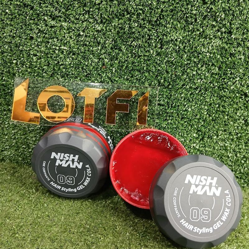 اکس مو نیشمن مشکی قرمز 09 مدل Nishman Hair Styling Gel Wax COLA حجم 150 میل