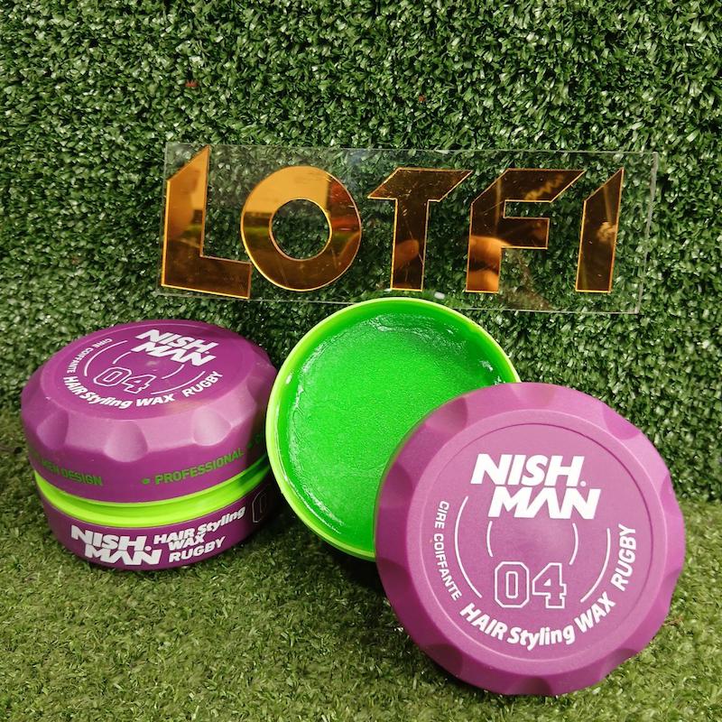 واکس مو نیشمن بنفش 04 مدل Nishman Hair Styling Wax RUGBY حجم 150 میل