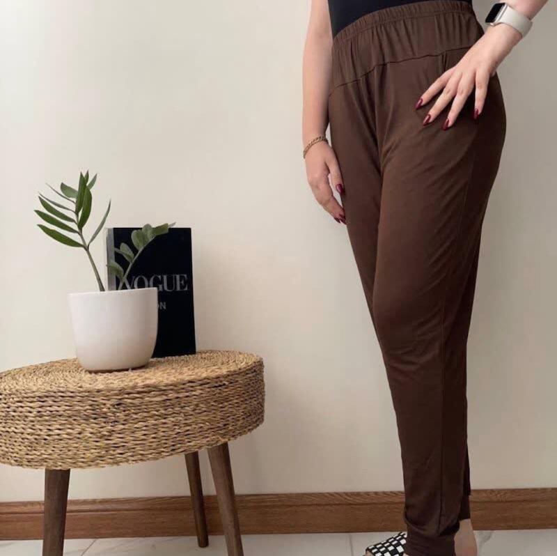شلوار زنانه گیاهی ساده لیدی