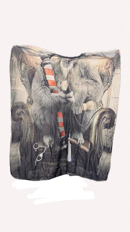 پیشبند ارایشگری تمام چاپ دومتری 