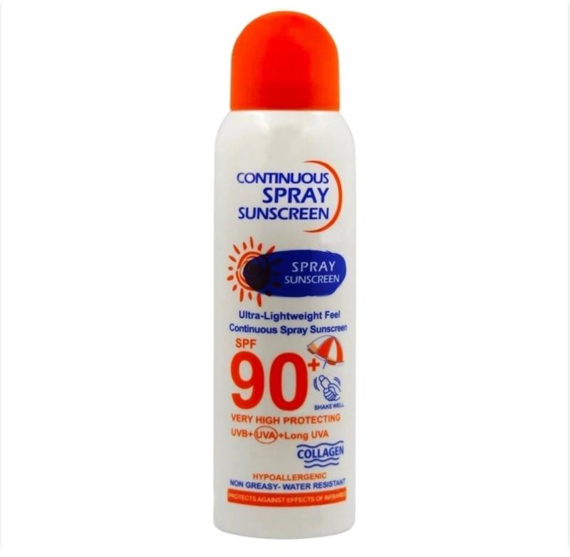 اسپری ضدآفتاب spf90 مناسب انواع پوست