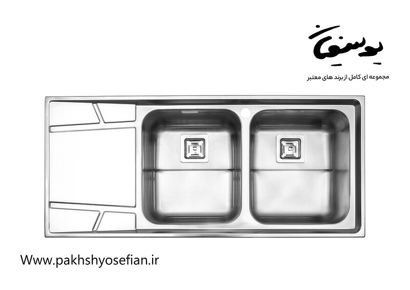 سینک استیل البرز مدل 738 توکار