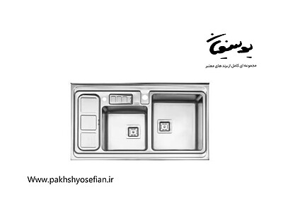 سینک استیل البرز 853 روکار