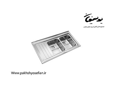 سینک استیل البرز 734 روکار