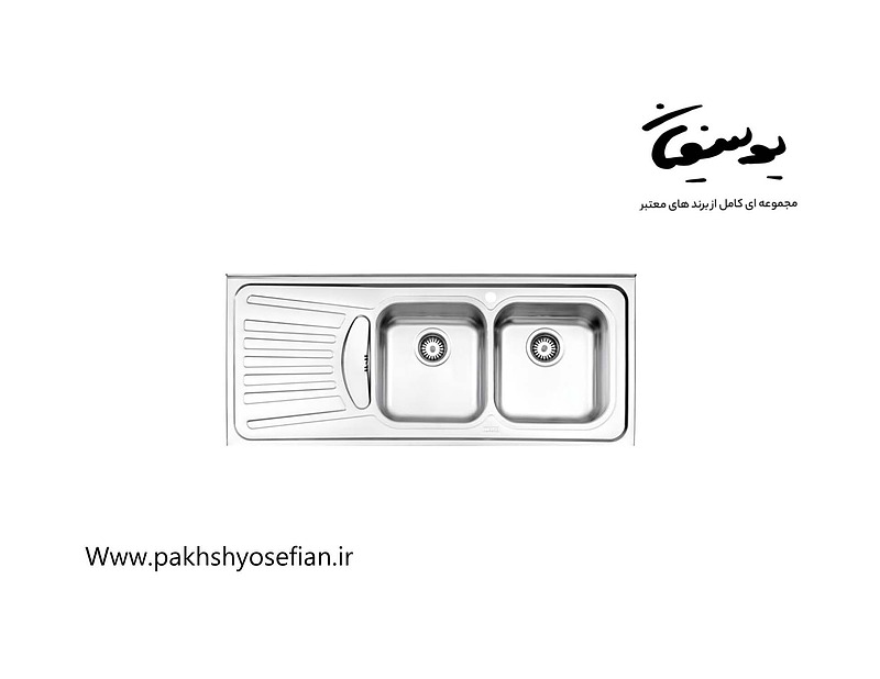 سینک استیل البرز 725 روکار عرض 50