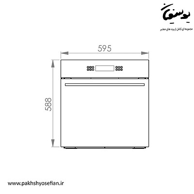 فر توکار برقی کن مدل E6598M