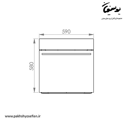 فر توکار برقی کن مدل E6502