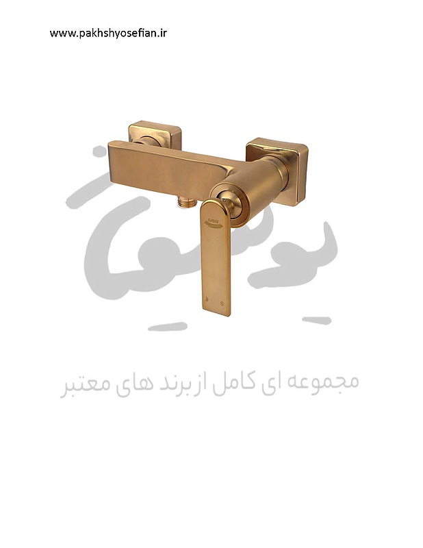 شیر توالت کسری مدل آمازون - طلایی مات
