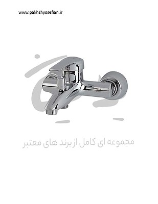 شیر حمام کسری مدل آبتین - کروم