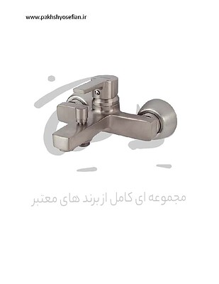 شیر حمام کسری مدل امگا - کروم مات