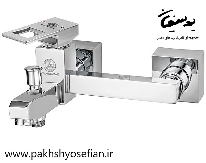 شیر حمام قهرمان مدل فلت رویال کروم