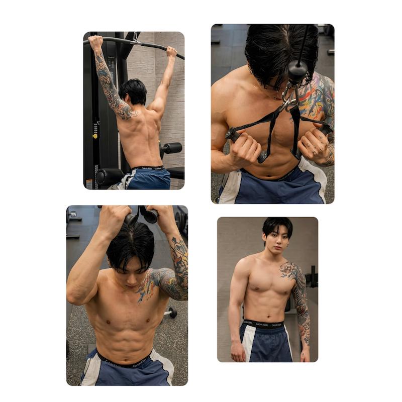 پک فتوکارت جونگکوک Gym
