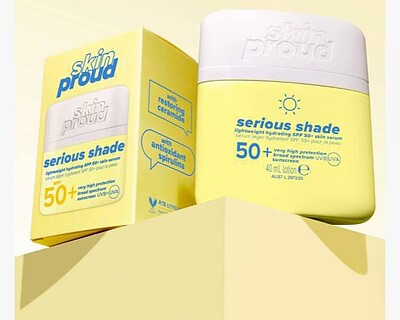 ضد آفتاب سبک و آبرسان اسکین پرود با اس پی اف 50 | Skin proud Serious