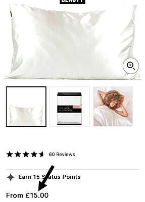 رو بالشتی ساتن  کالت بیوتی😍    CULT BEAUTY SATIN PILLOWCASE