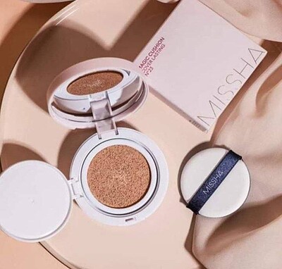 🔅Missha Cover Lasting Magic Cushion SPF+ PA+++    🤍کوشن مجیک فول کاور میشا مدل کاور لستینگ