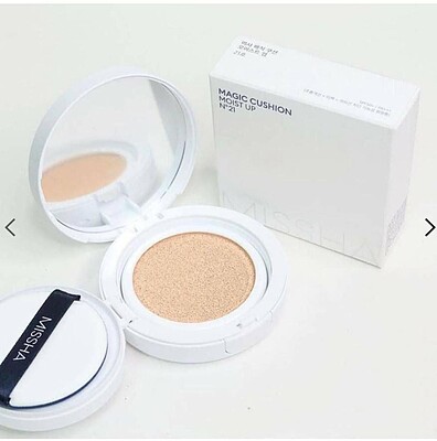 Missha : Magic Cushion Moist Up   ☁️ کوشن مجیک مرطوب کننده میشا مدل مویست اپ