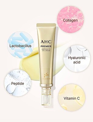 Ahc premier ampoule in eye cream with collagen ampoule  کرم دور چشم فصل 11 برند AHC