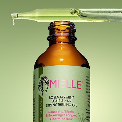 🌷 روغن تقویت کننده رزماری و نعنا میل حجم 59ml    MIELLE ROSEMARY MINT SCALP & HAIR STRENGTHENING OIL