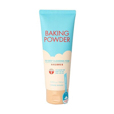 Etude House : Baking Powder B.B Deep Cleansing Foam ✨    💠فوم شستشو بیکینگ پودر B.B اتودهاوس