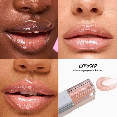 🎀لیپ گلس حجم دهنده و درمانی کوزاس    Kosas Wet Lip Oil Gloss Shade Exposed