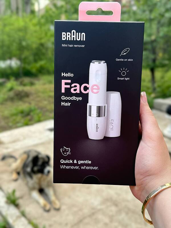 BRAUN mini hair remover  هير ريموور براون😍