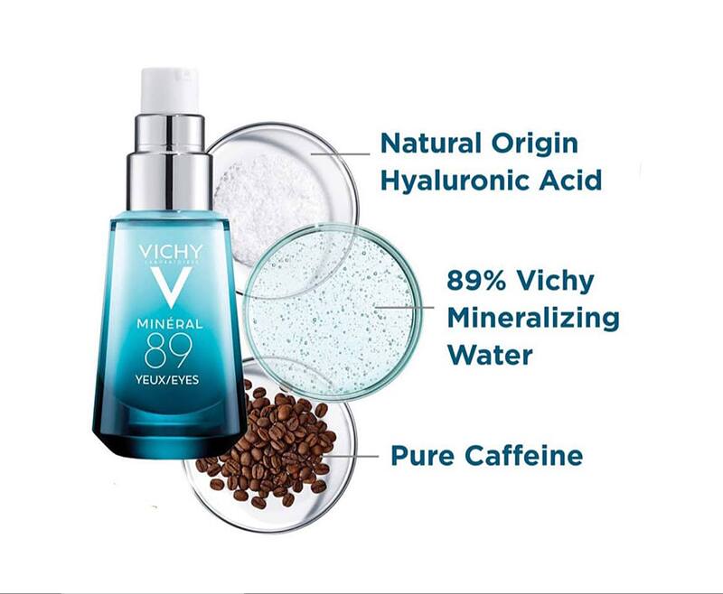 ژل کرم ‌دور چشم ویشی 😍  Mineral 89    Vichy Minéral 89 Eyes With Hyaluronic Acid + Caffeine-15ML