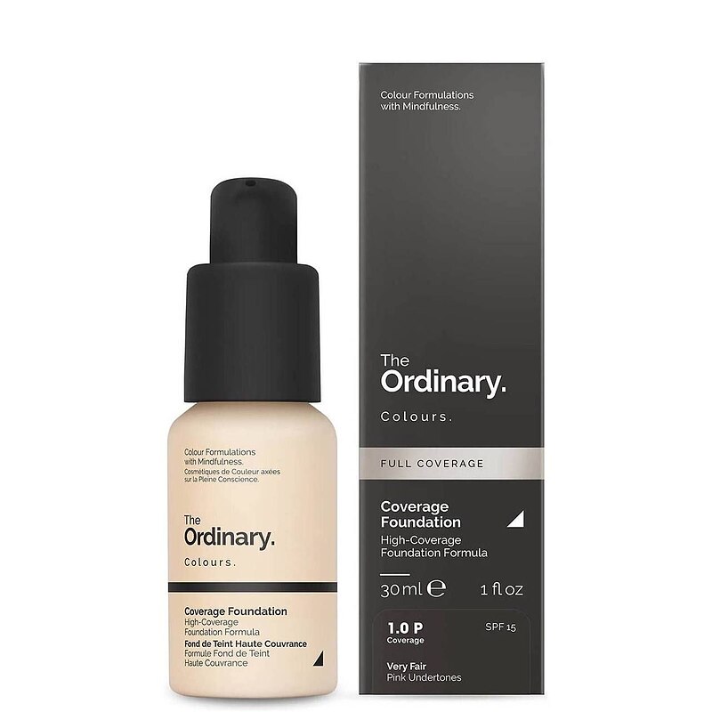 🌷 کرم پودر فول کاور اوردینری رنگ 2.0n فول سایز 30ml    The Ordinary Coverage Foundation