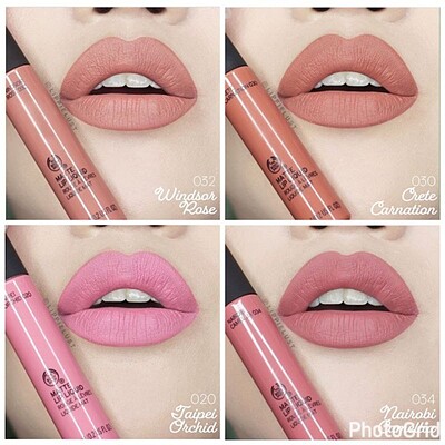 🌷 رژلب مایع مات بادیشاپ فول سایز  رنگ WINDSOR ROSE 032    THE BODY SHOP MATTE LIP LIQUID WINDSOR ROSE 032