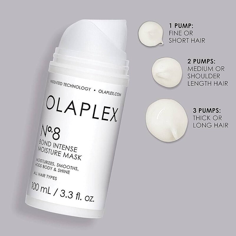 🎀ماسک درمانی موهای خشک و آسیب دیده اولاپلکس ۸    Olaplex No.8 Bond Intense Moisture Mask