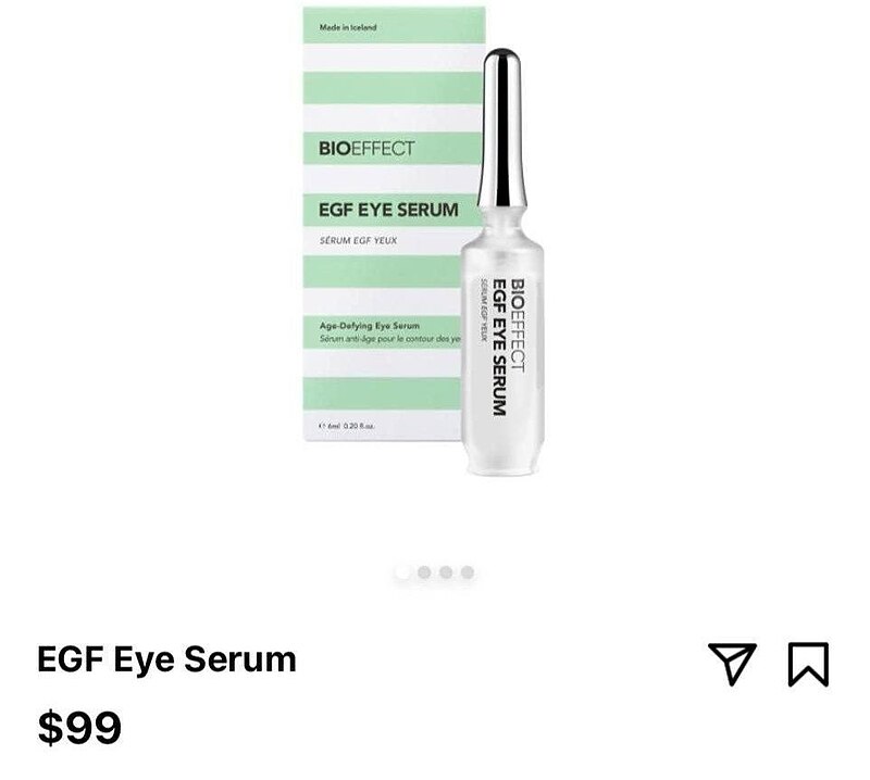 🎀سرم دور چشم جوان کننده از برند لوکس و لاکچری EGF BIOEFECT    BIOEFFECT EGF EYE SERUM